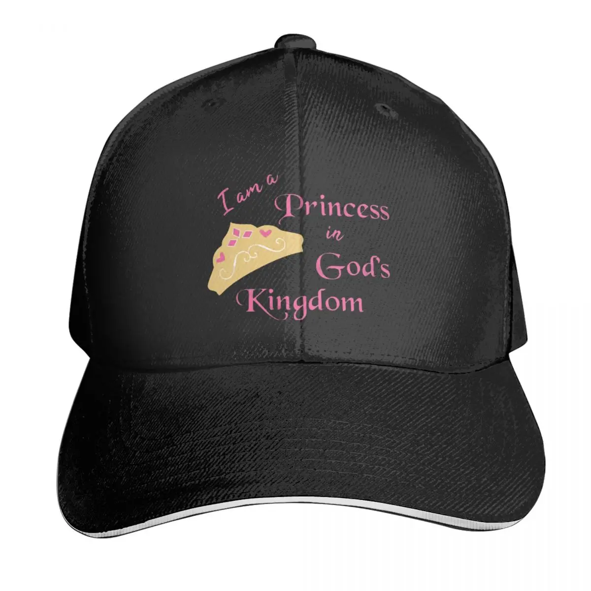 

I Am A Princess In God's Kingdom Casquette, Polyester Cap Customizable Unisex Nice Gift