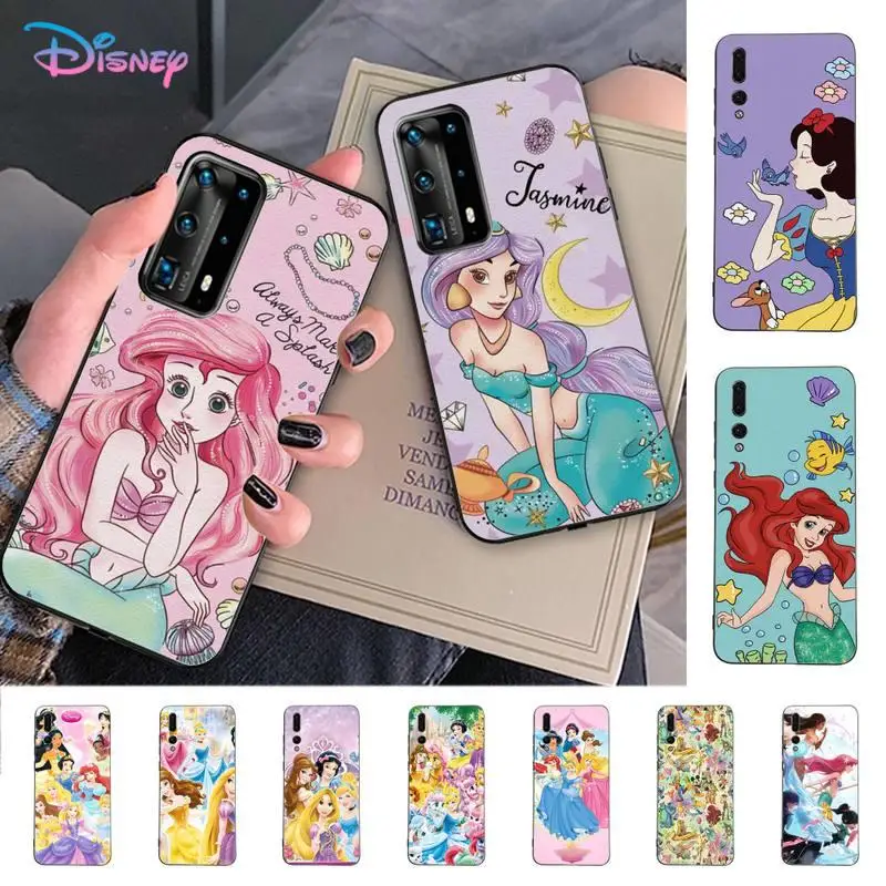 

Disney Princess Phone Case for Huawei P30 40 20 10 8 9 lite pro plus Psmart2019
