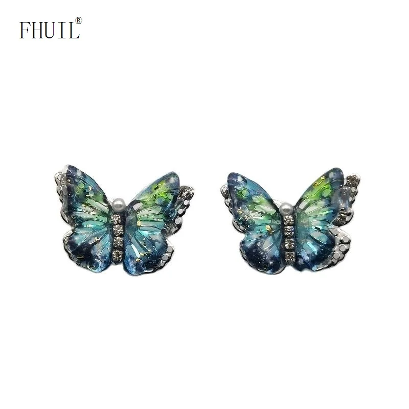 

Женские серьги-гвоздики Beauty Butterfly, трендовые Серьги Для Пирсинга Ушей в Корейском стиле, дизайнерские украшения для вечеринки, подарок для девушки, новинка 2023