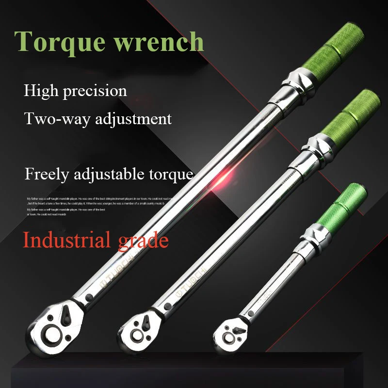 

1/4 3/8 1/2 Adjustable Torque Wrench Precision Pointer Hand Tools Torque Wrench Socket Mechanical Workshop Tool Auto Car Repair