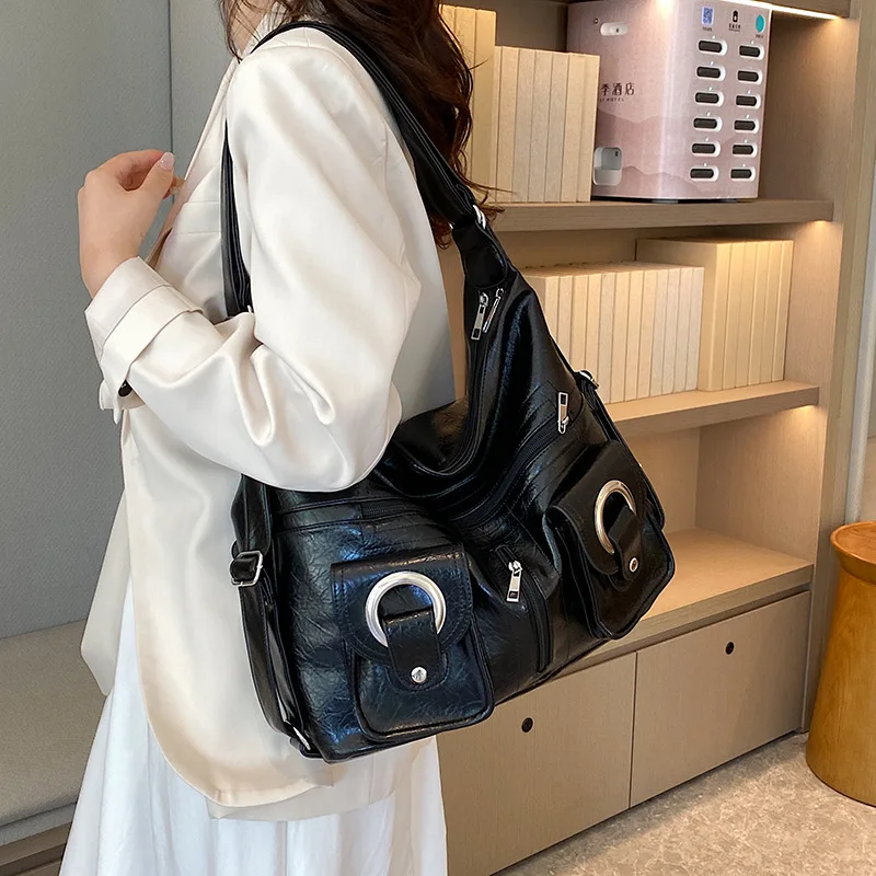 

Модная женская сумка, дизайнерская брендовая Сумка-тоут, вместительные женские дорожные сумки через плечо, рюкзак