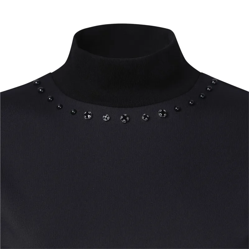 Super beautiful! Womens Turtleneck Long Sleeve Knitted Pullover Basic Slim Fit Casual Soft Comfy T Shirts