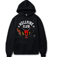 stranger things season 4 hellfire club hoodie cosplay costume clothing dustin shirt coat adult unisex prop gift
