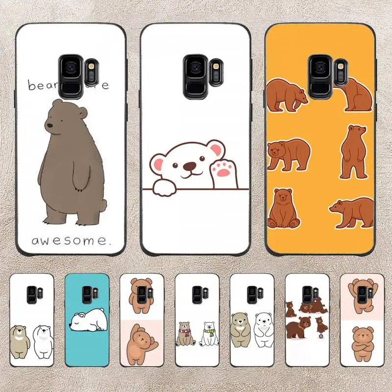 

Cartoon Bear Phone Case For Samsung Galaxy A51 A50 A71 A21s A31 A41 A10 A20 A70 A30 A22 A02s A13 A53 5G Cover Coque