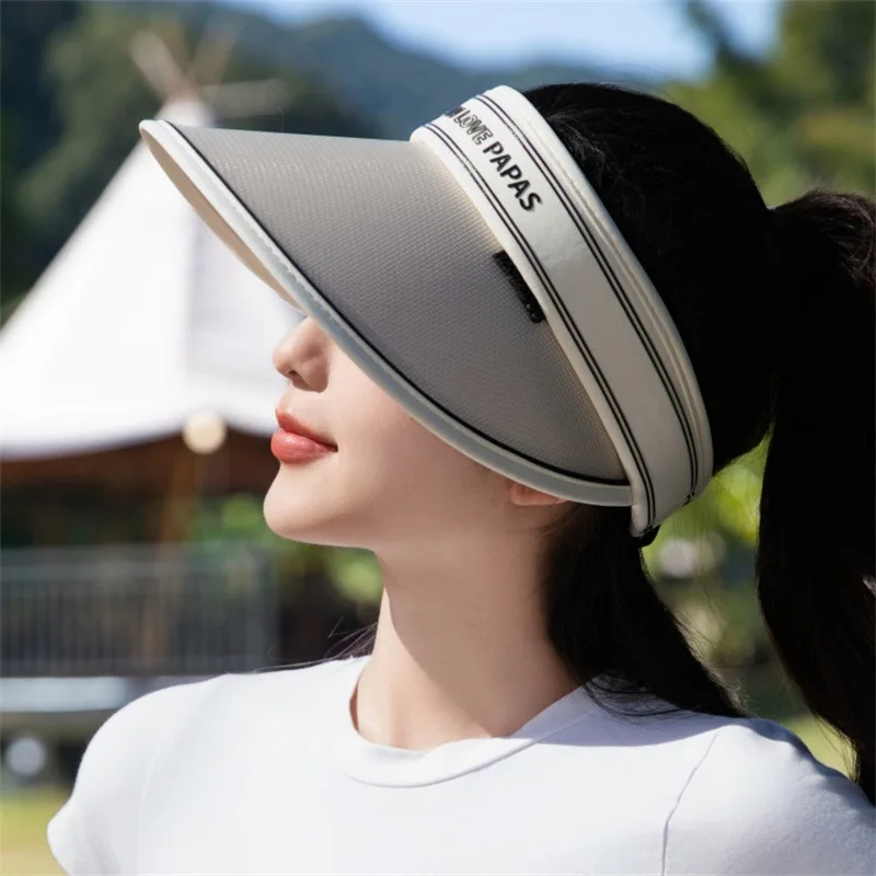 Летняя Солнцезащитная шляпа для женщин летняя складная от солнца с защитой