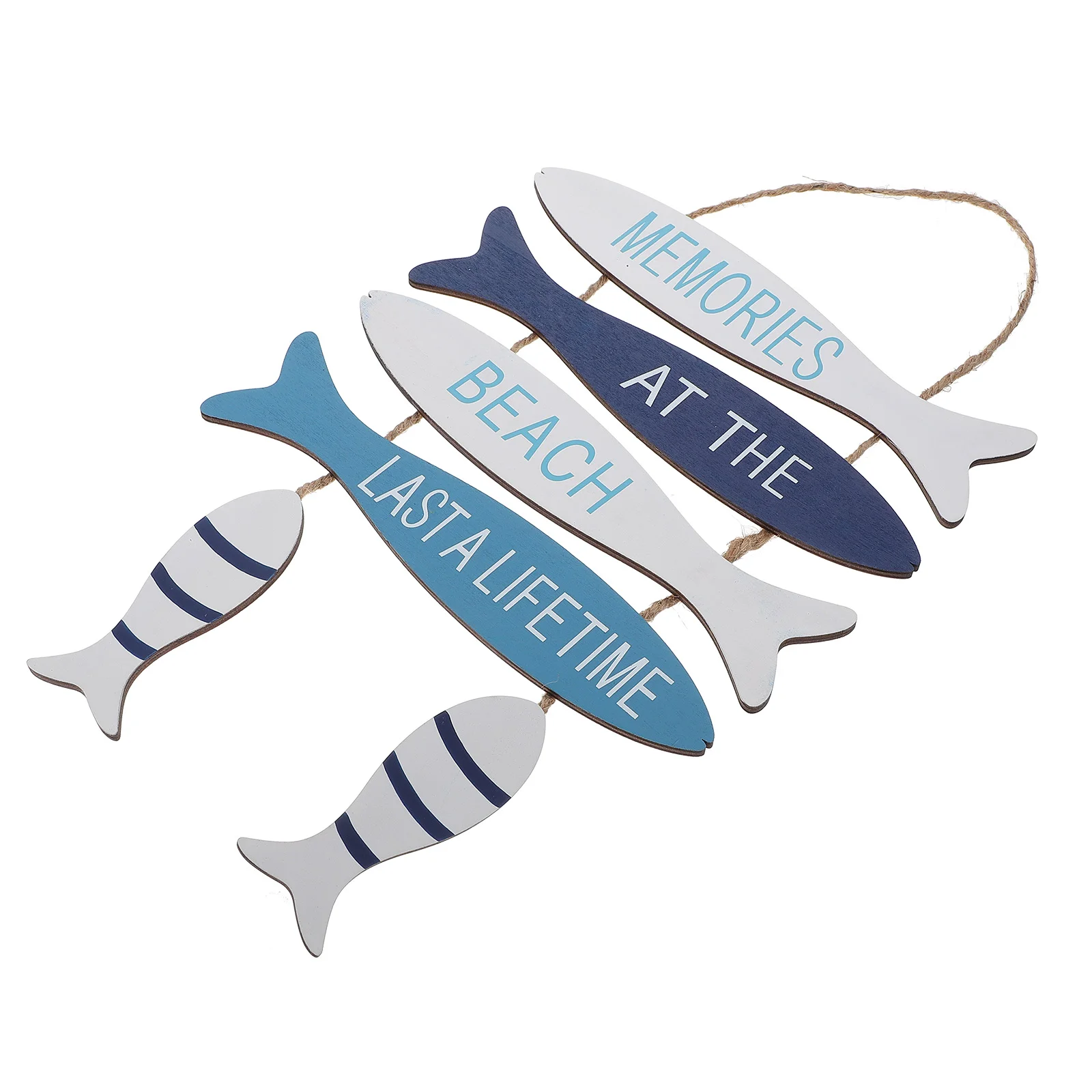 

Decor Beach Sign Coastal Wall Nautical Wooden Fish Wood Welcome House Decoration Hanging Ornament Ocean Signs Plaquehome