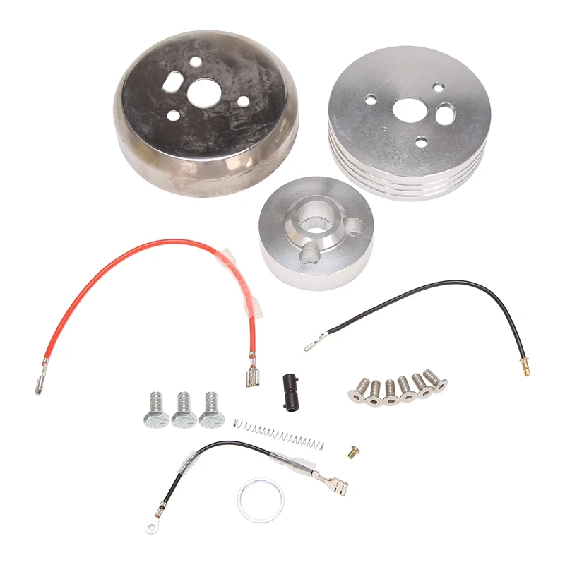 

5 & 6 Hole Steering Wheel Polished Hub for Flaming River, Ididit, GM, Chevy