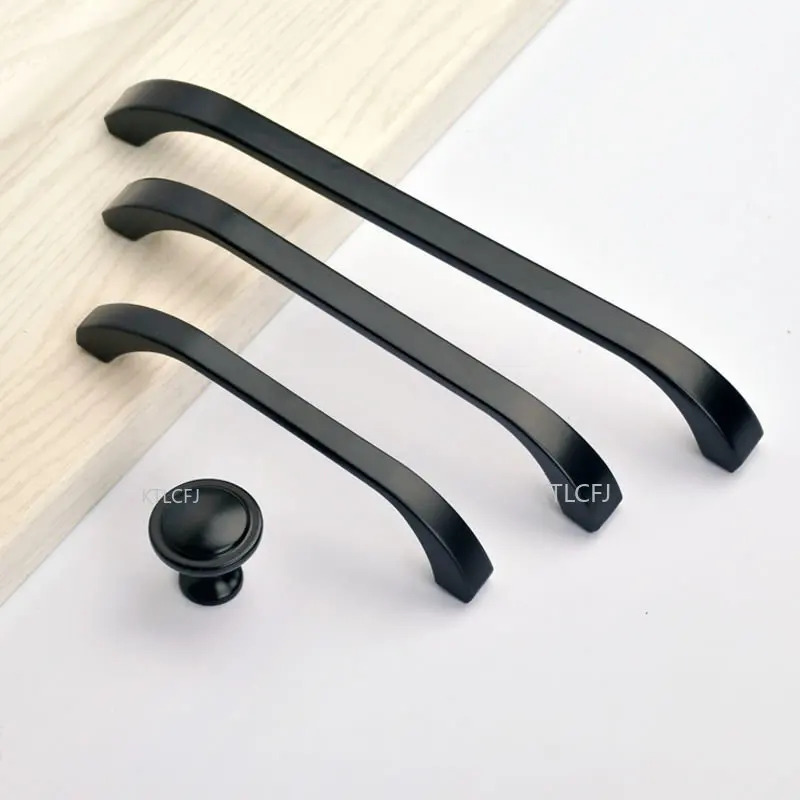 

Surface Mounted Solid Modern Simple Wardrobe Door Handle European Style Drawer Single Hole Cabinet Wine Cabinet Handle