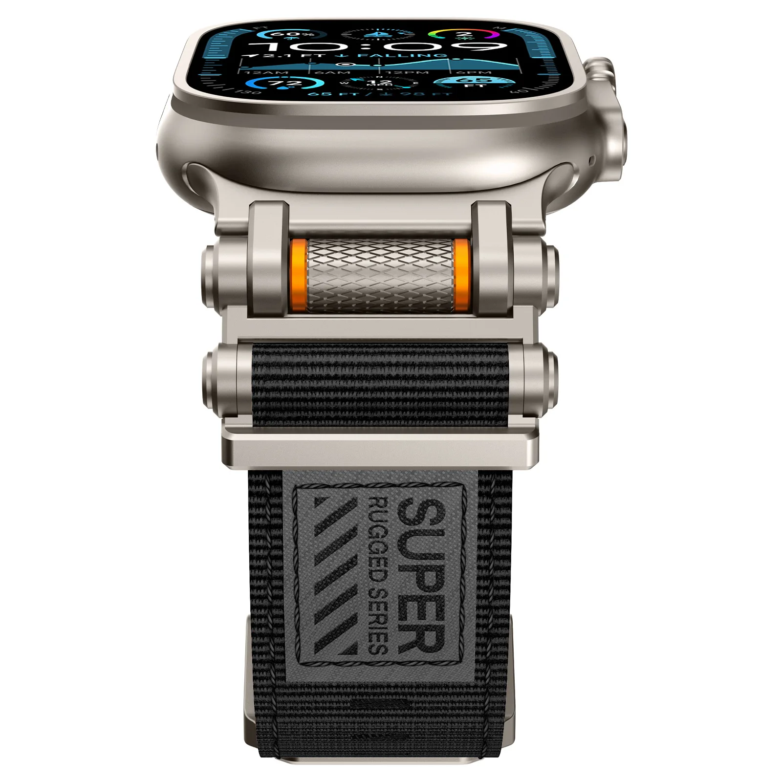 Фото Ремешок Trail Loop для Apple Watch 49 мм, серии 11, 10, 9, 8, SE, 46 мм, 42 мм, 41 мм, спортивный нейлоновый браслет для моделей 10, 9, 8, 7, 6, 5, 4, Ultra 44-40-45 мм №1
