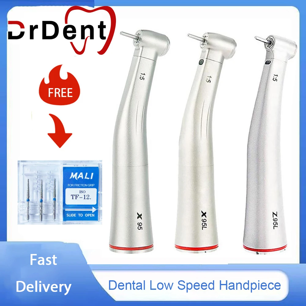 

Стоматологический наконечник увеличивающая скорость 1:5 Макс X95L нажимная кнопка против угла горячий бесщеточный Электрический микромотор ...