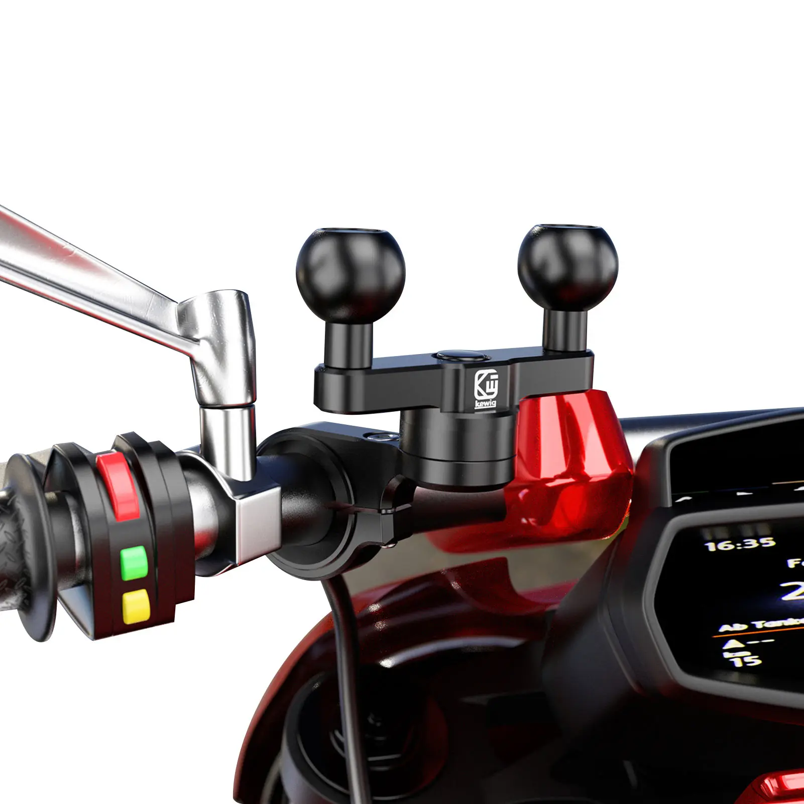 

Крепление на руль с двумя шариками для экшн-камеры