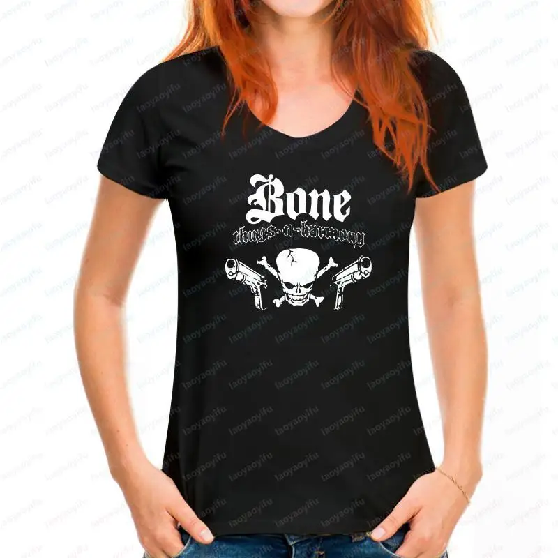Фото Футболка THUGS Bone Thugs N Harmony с черепом, черная, мужская, размеры XS-4XL, в стиле рок и хип-хоп, винтажная, классическая, модная, уличная одежда, унисекс, топы №1