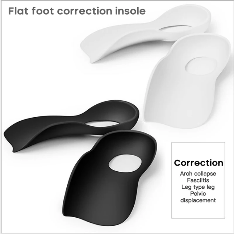 

Unisex Flatfoot Orthotics Flatfoot Orthotics Cubitus Varus Orthopedic Feet Cushion O-shaped Legs Pads Care Insoles TPR Large