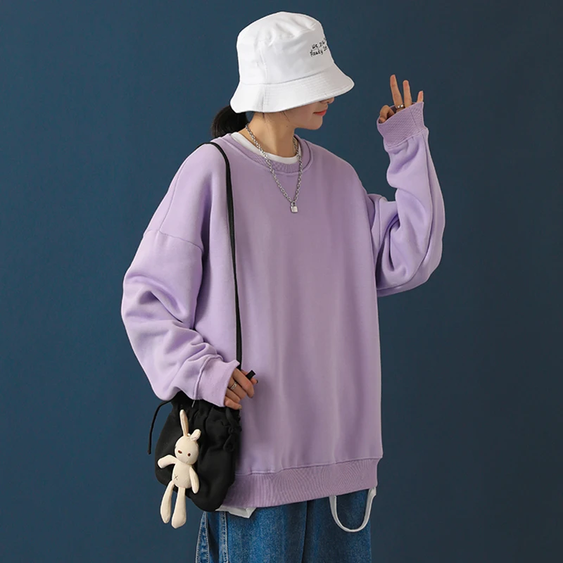 Новинка 2022 женские толстовки большого размера из хлопка с капюшоном утепленная