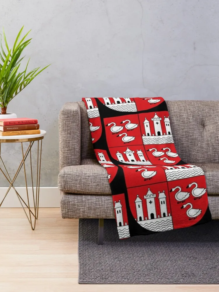 Герб Zwickau Германия Декоративное одеяло Роскошные тонкие одеяла