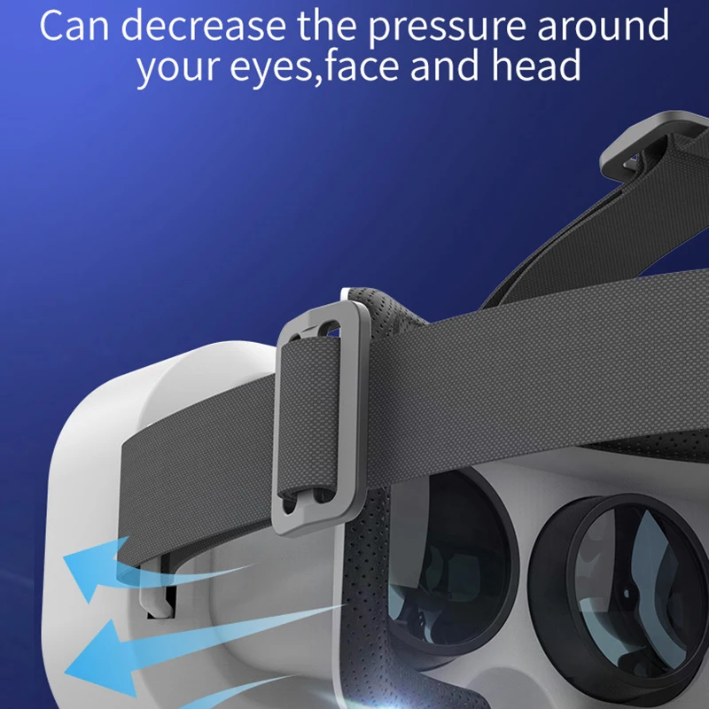 3D VR-очки гарнитура крепящаяся на голову регулируемые виртуальной реальности для
