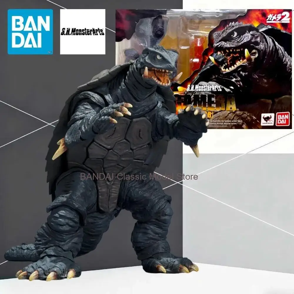 Фото Фигурка S.H.MonsterArts Gamera 1996 Sendai Battle Version, 14 см, из ПВХ и АБС-пластика, с эффектом плазменного огненного шара, детали и подставка №1