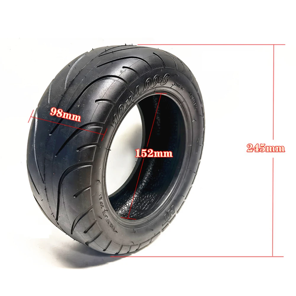 

10 Inch 10x4.00-6 Tubeless Tires For Electric Scooter Durable Black Rubber Tyre Replacement Tires Scooter Accessories Parts