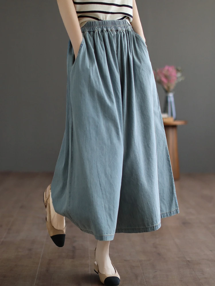 

Clothes for Women Pants 2023 New Summer LOOSE Casual Korean Style Baggy Pants Oversize Pants Streetwear Imitation Denim Pants