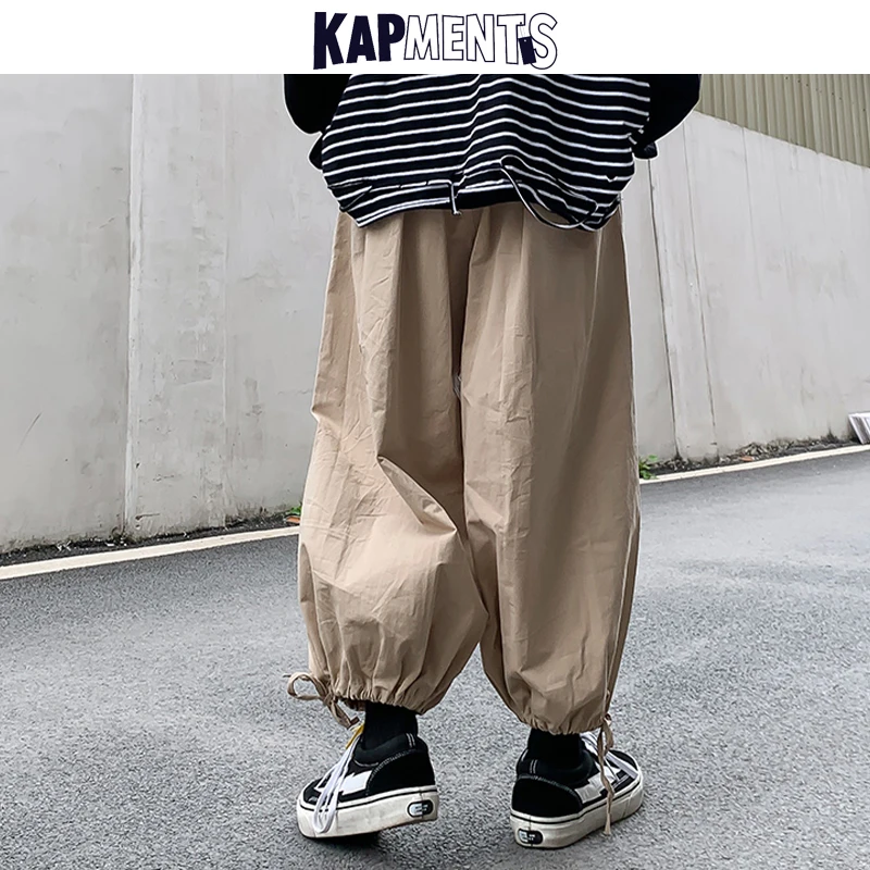 Мужские однотонные мешковатые брюки kapment цветные спортивные 2022 Мужская японская