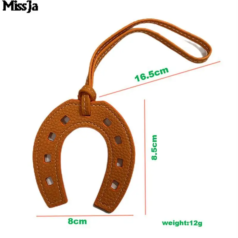 10 цветов Женский и женский брелок из искусственной кожи подковообразный Сумочка