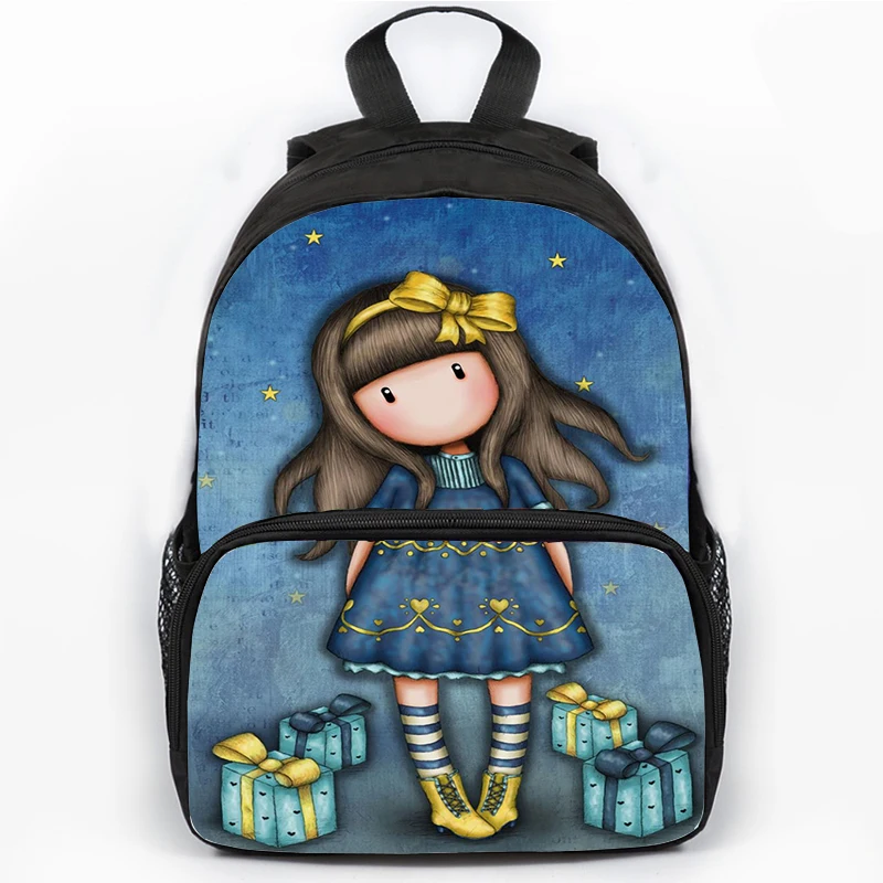 

Novelty Trendy Santoro Gorjuss School Bags Boys Girls Cartoon 3D Print Backpack Oxford Waterproof Notebook Backpacks Travel Bag