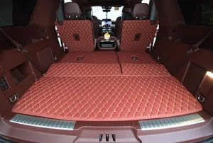 Good quality! Special car trunk mats for Lincoln Navigator 7 seats 2022-2018 durable boot carpets cargo liner mat,Free shipping