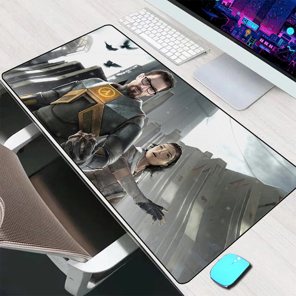 Коврик для мыши Half Life большие игровые аксессуары коврик клавиатуры настольный XXL