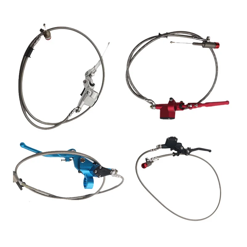 

Motorcycle 1200mm Hydraulic Clutch Lever Master Cylinder Knitting Oil Hose For 125CC-250CC Vertical Engine