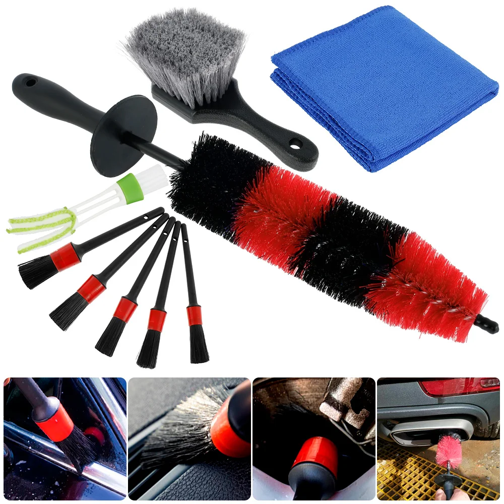 2022 New 9 Pcs Car Cleaning Br	