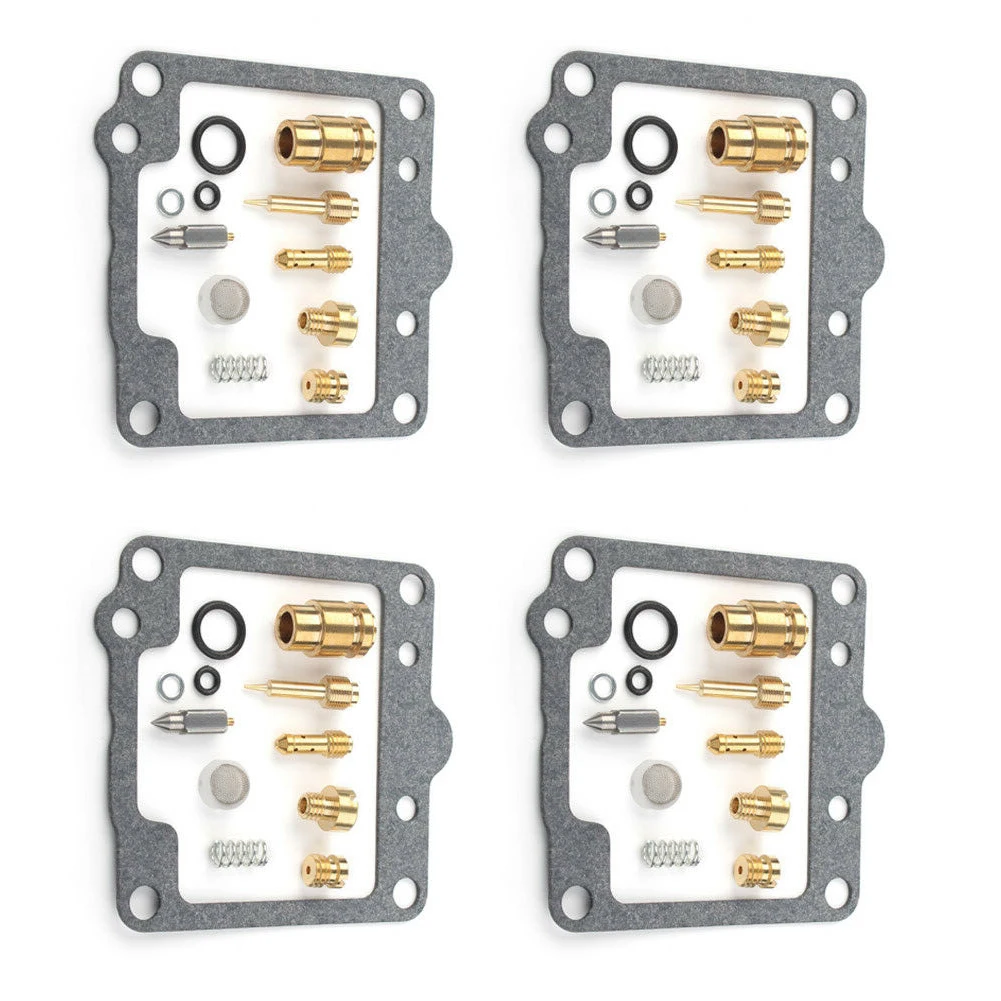 

4 Sets Carburetor Carb Rebuild Kits Hot Portable Rubber Brand New Jets For Suzuki GS550 E/L GS550M GS550T GS550