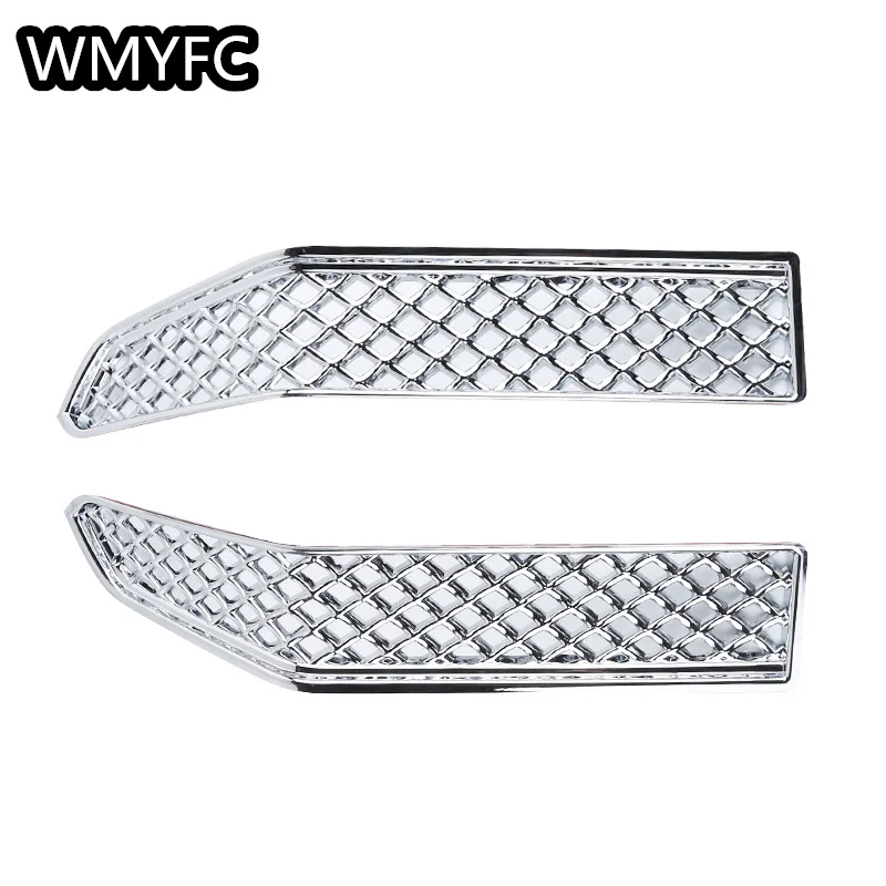 

ABS Brilliant Silver Lower Middle Net Trim Strip Car Styling Accessories For Toyota Land Cruiser Prado 150 FJ150 2018 2019 2020