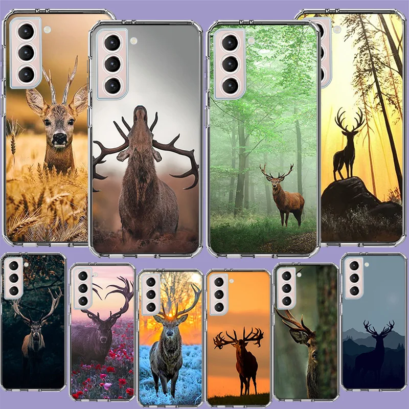 

Deer Hunting Camo Phone Case For Samsung Galaxy S23 Ultra S22+ S21 Plus S20 FE S10 Lite S10E S9 S8 S7 Edge Cover