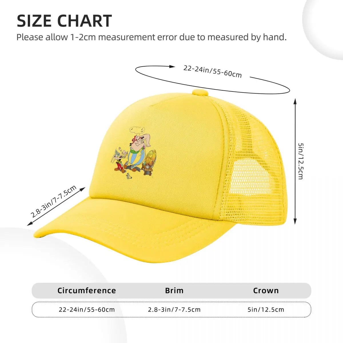 Астерикс и Обеликс Dogmatix сетчатые бейсболки Snapback модные бейсбольные кепки