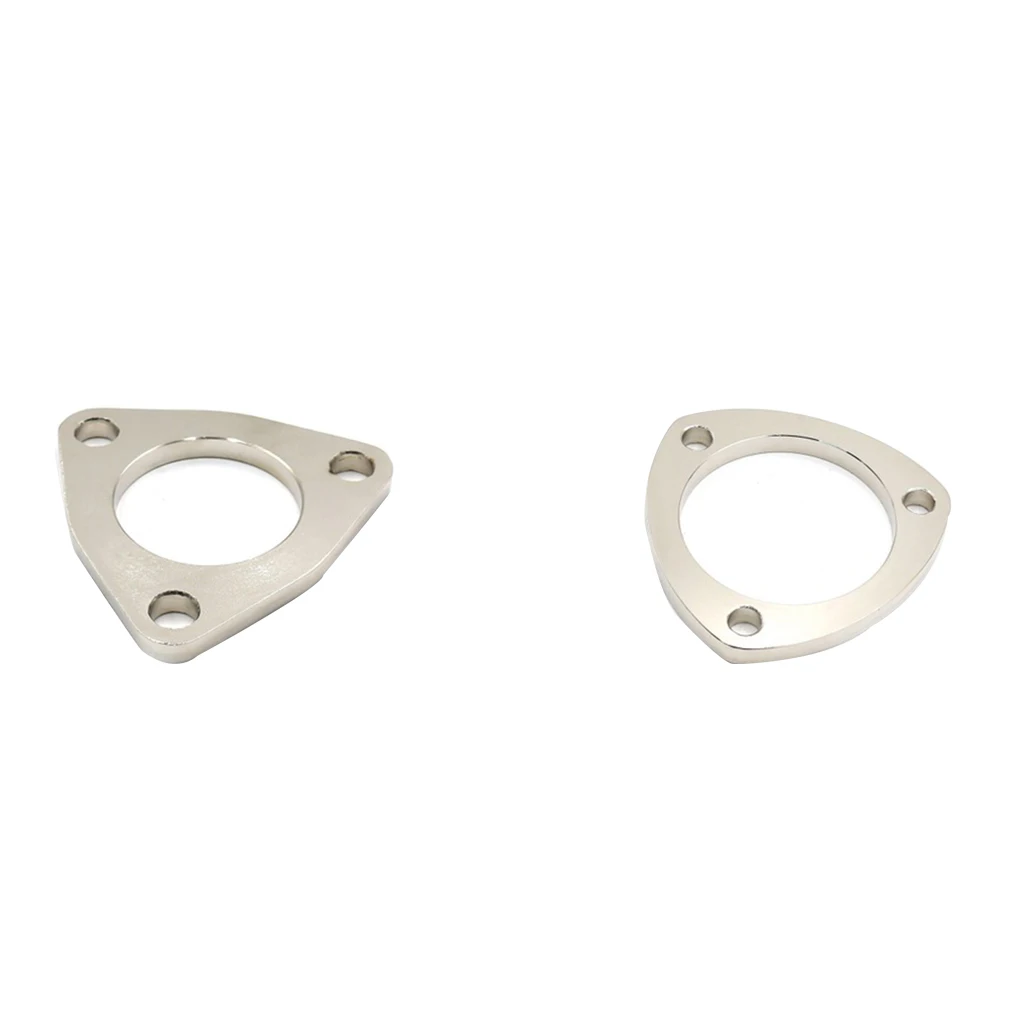 

3 Holes Stainless Steel Collector Flange Gasket Exhaust Gasket Down Pipe Gaskets Universal Exhaust Gasket