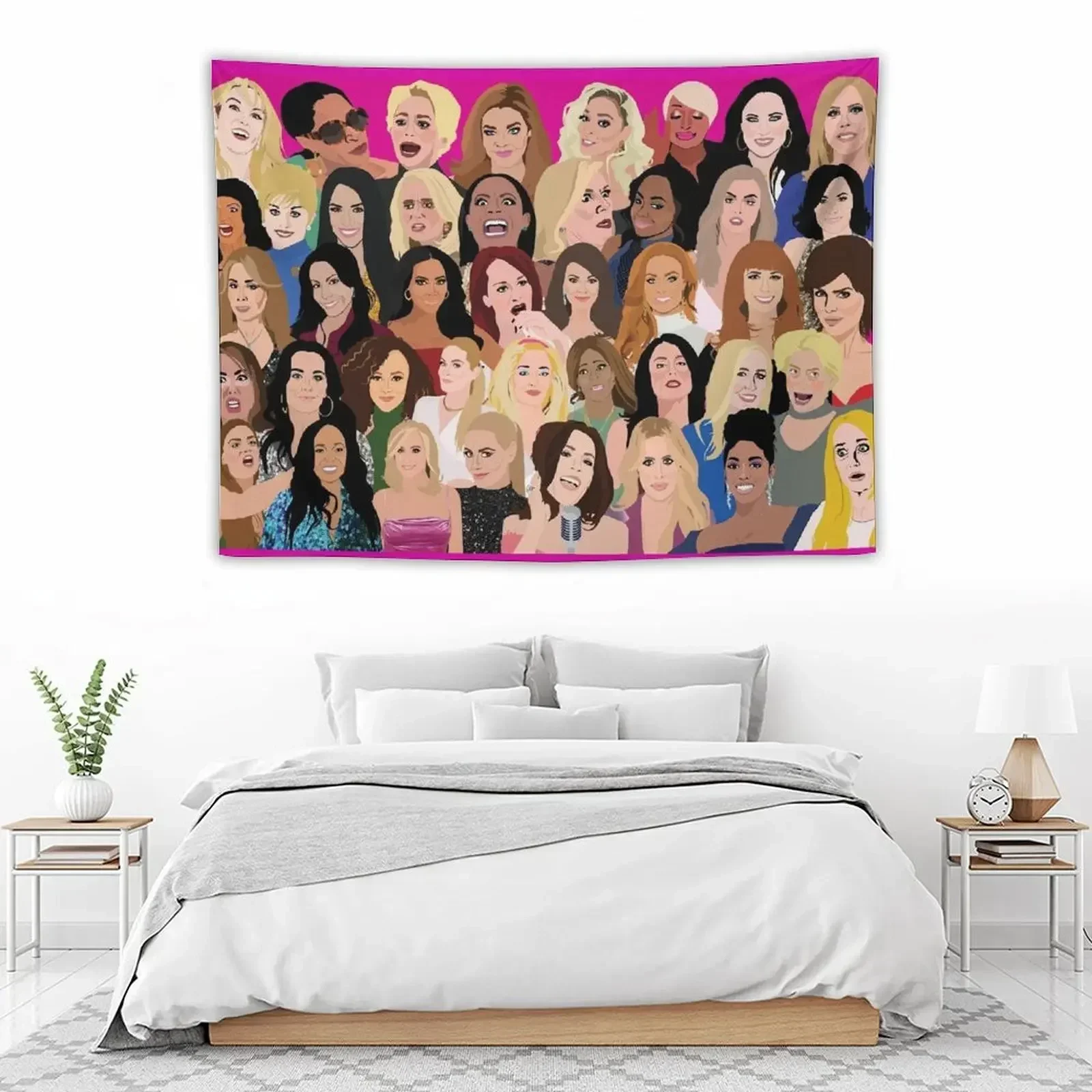 Реальные Домохозяйки монтаж (RHONY RHOBH RHOA RHONJ RHOP rспец RHOSLC RHOD VPR) гобелен комната Декор