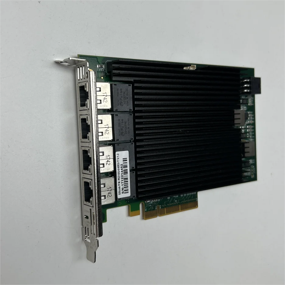 Фото Четырехпортовая 10-гигабитная сетевая интерфейсная карта сервера X540-T4 01KM586 №2