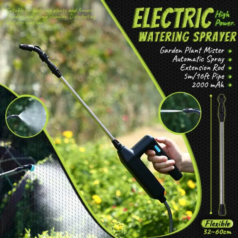 

Electric Sprays Machine Portable Automatic Electric Misters Practical Home Plants Watering Sprayer Adjustable Water Column