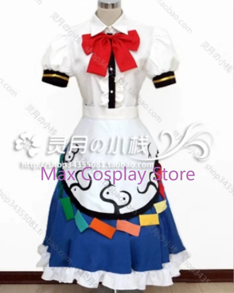 Max Cos Touhou Project Hinanwi Tenshi Cosplay Anime Costume with Hat Customized Size