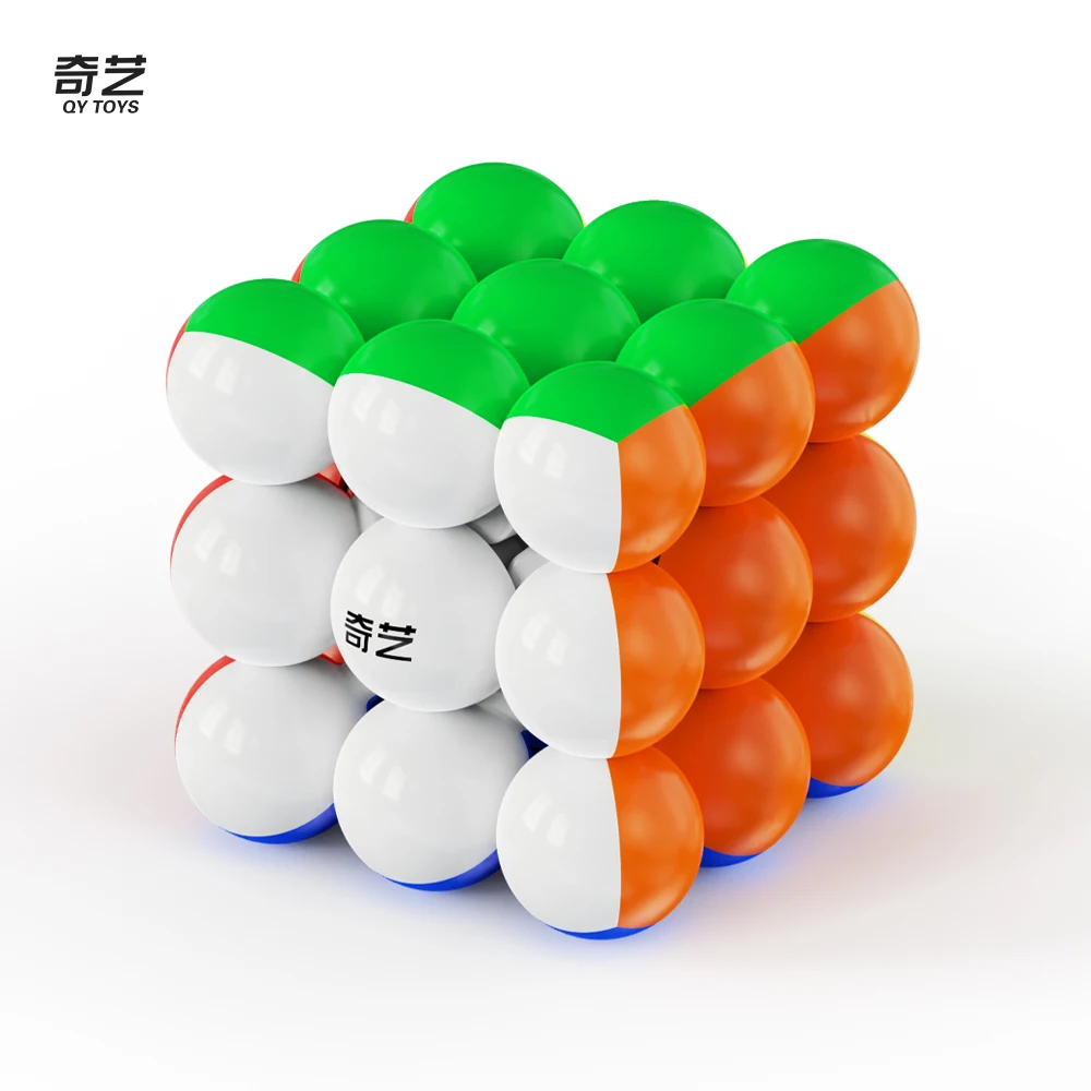 Фото Кубик Рубика Qiyi 3x3 Bubble Cube 3x3x3, скоростной кубик, развивающая игрушка для детей, подарок №2