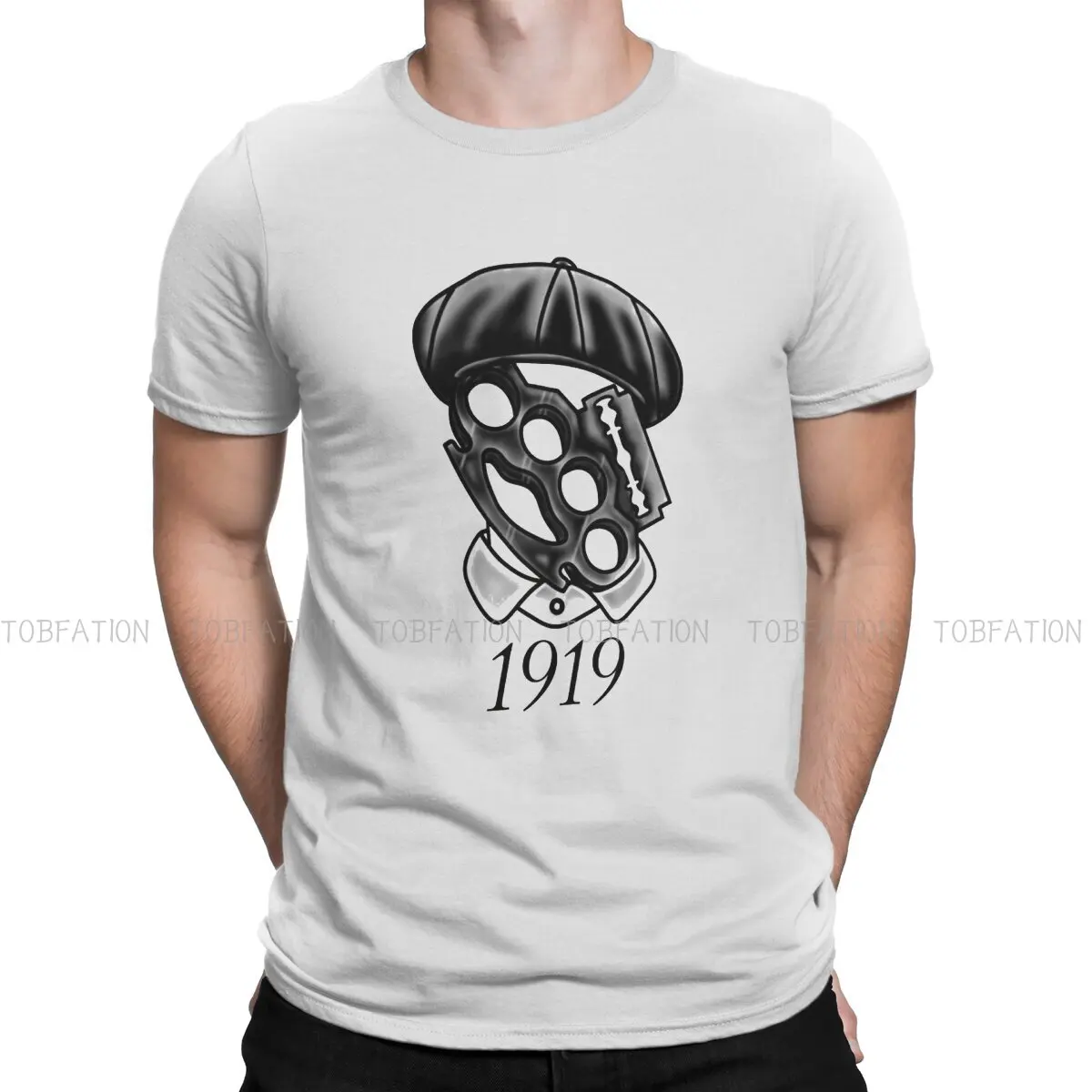

Peaky Blinder FACE DESIGN Tshirt Top Graphic Men Classic Fashion Summer Men's Clothes Cotton Harajuku T Shirt