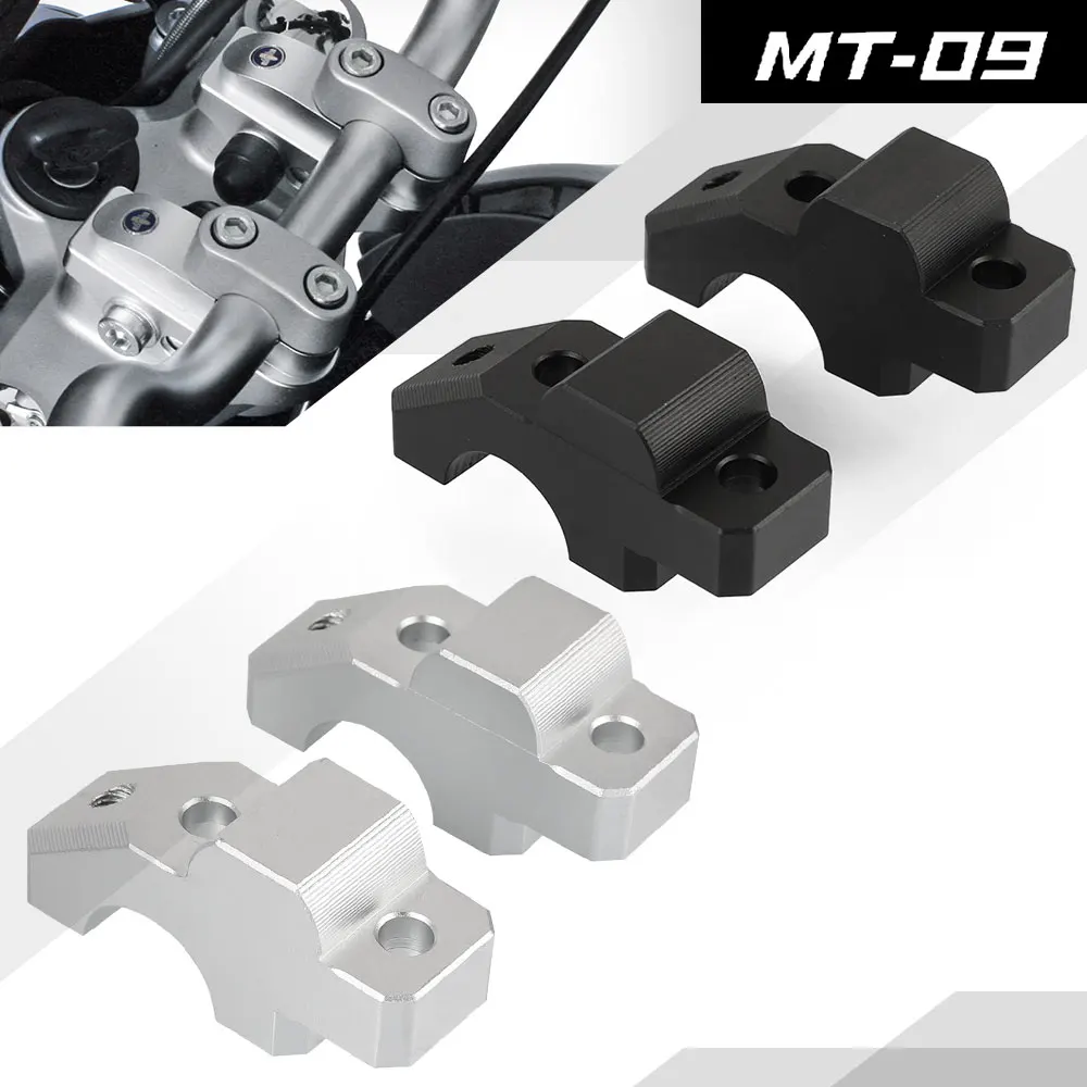 

Motorcycle Handlebar Riser Bar Mount Handle Clamp For YAMAHA MT-09 MT09 MT 09 2021 2022 Bar Clamp Extend Handlebar Adapter Mount