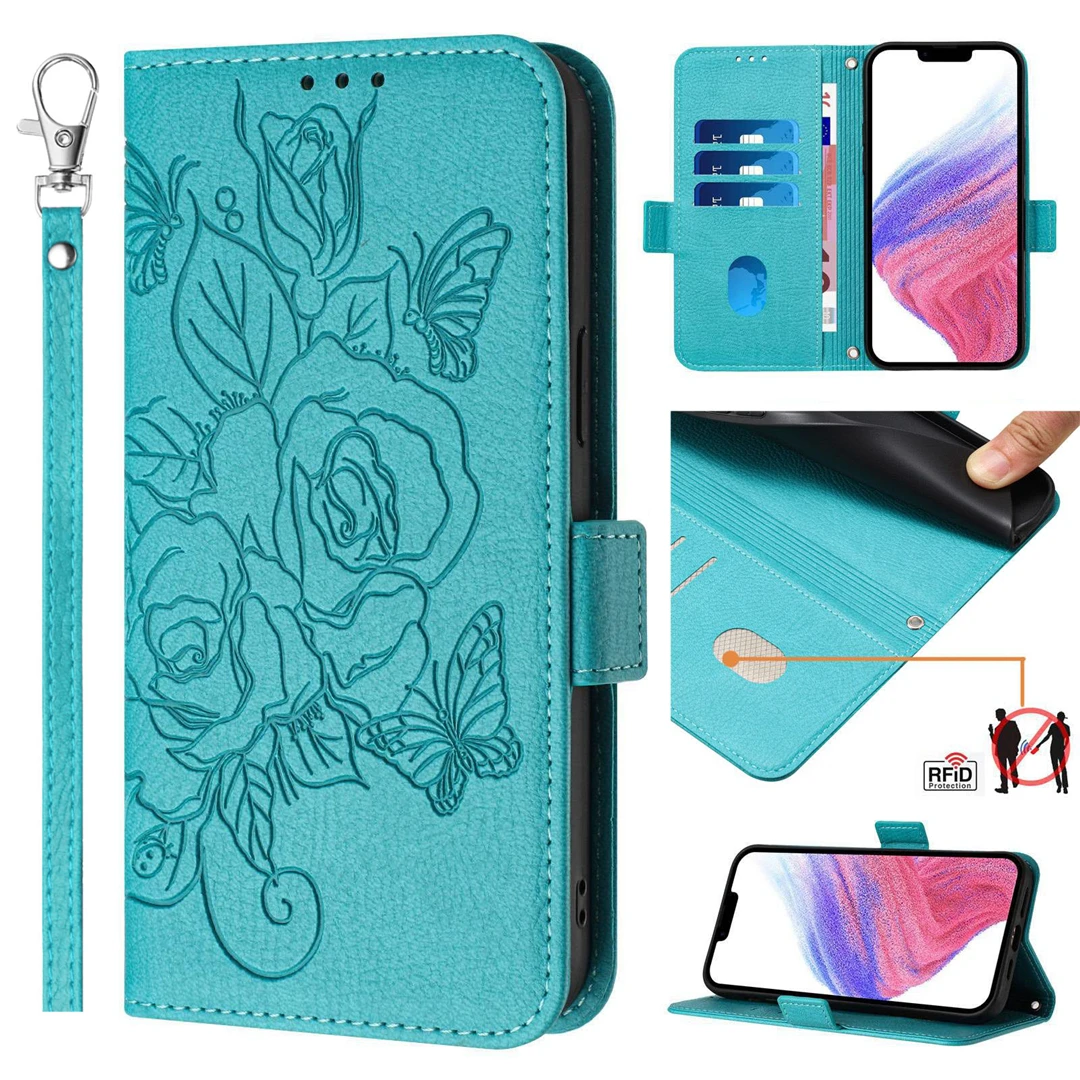 Чехол для RedMi K70 Ultra K70E K80 K60 K50 K50i Pro Rose Granule Leather Plain Insertion модный чехол телефона