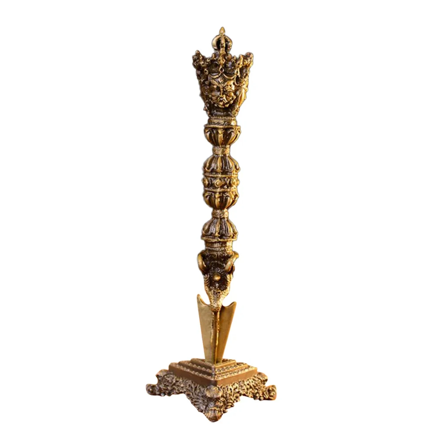 Очень большой тибетский ритумный фурба ручной работы 8 6 дюйма с основанием