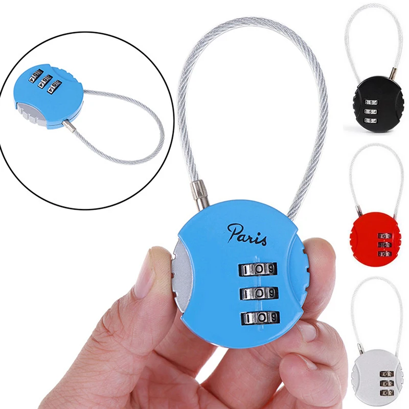 

Mini Lock Padlock Outdoor Travel Luggage Backpack Handbag Safe Anti-theft Combination Code Number Lock For Suitcase Drawer