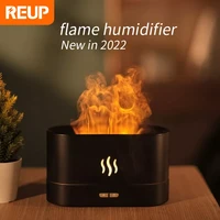 flame aroma diffuser air humidifier ultrasonic cool mist maker fogger led essential oil flame lamp aromatherapy difusor
