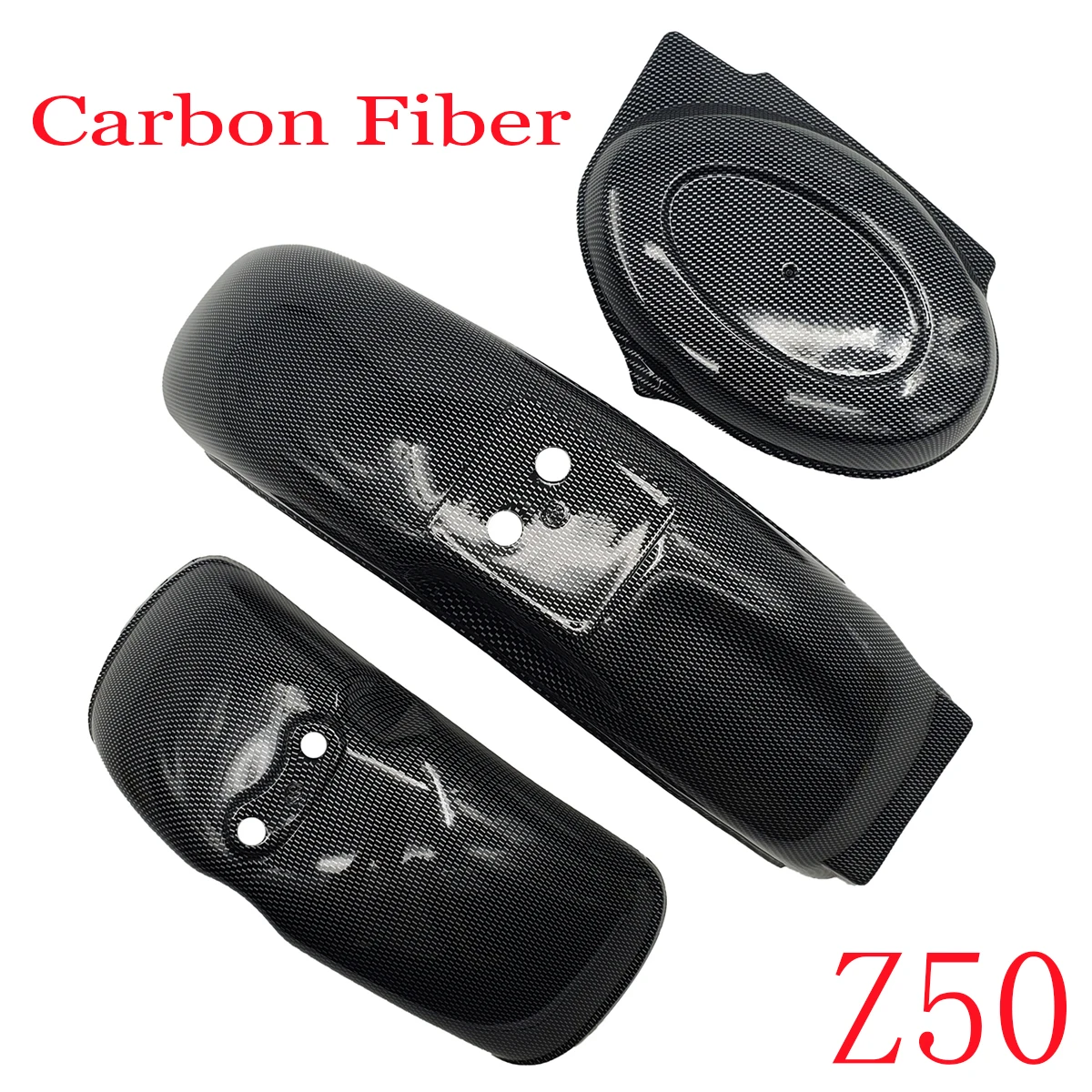 

Motorcycle Front and Rear High Imitation Carbon Fiber Fender Kit Mud Guards For Honda Z50 Z50A Z50J Z50R Mini Trail Monkey Bike