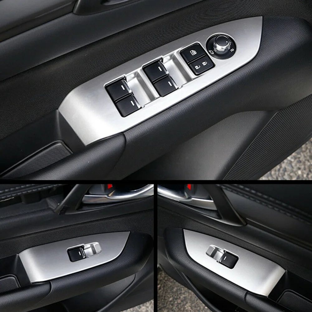 ABS хромированный переключатель подъема окна двери регулировка накладка на