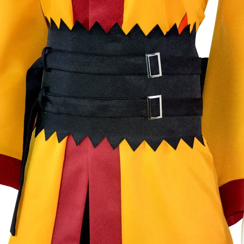 Женский костюм-кимоно для косплея Edens Zero из аниме Homura Kogetsu желтое платье одежда