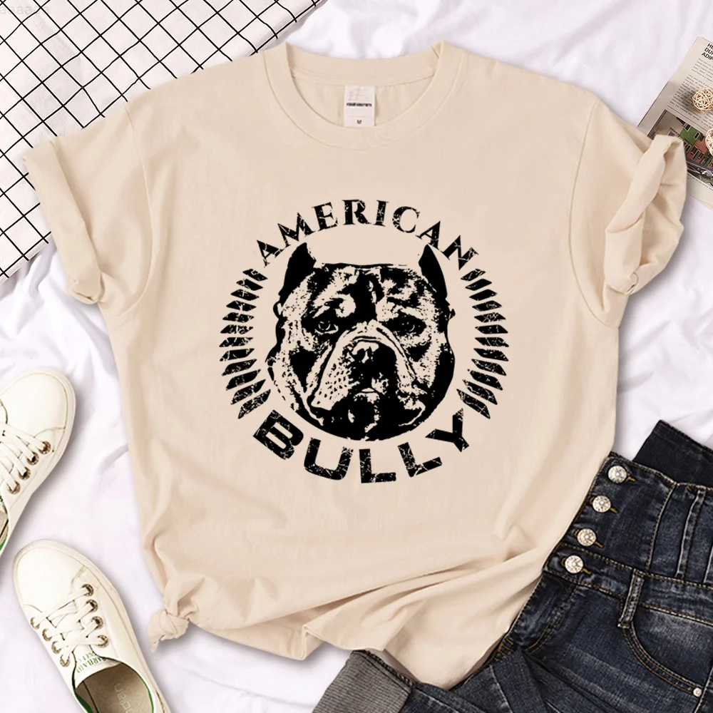 

American Bully t-shirts women comic harajuku tshirt girl harajuku graphic clothing